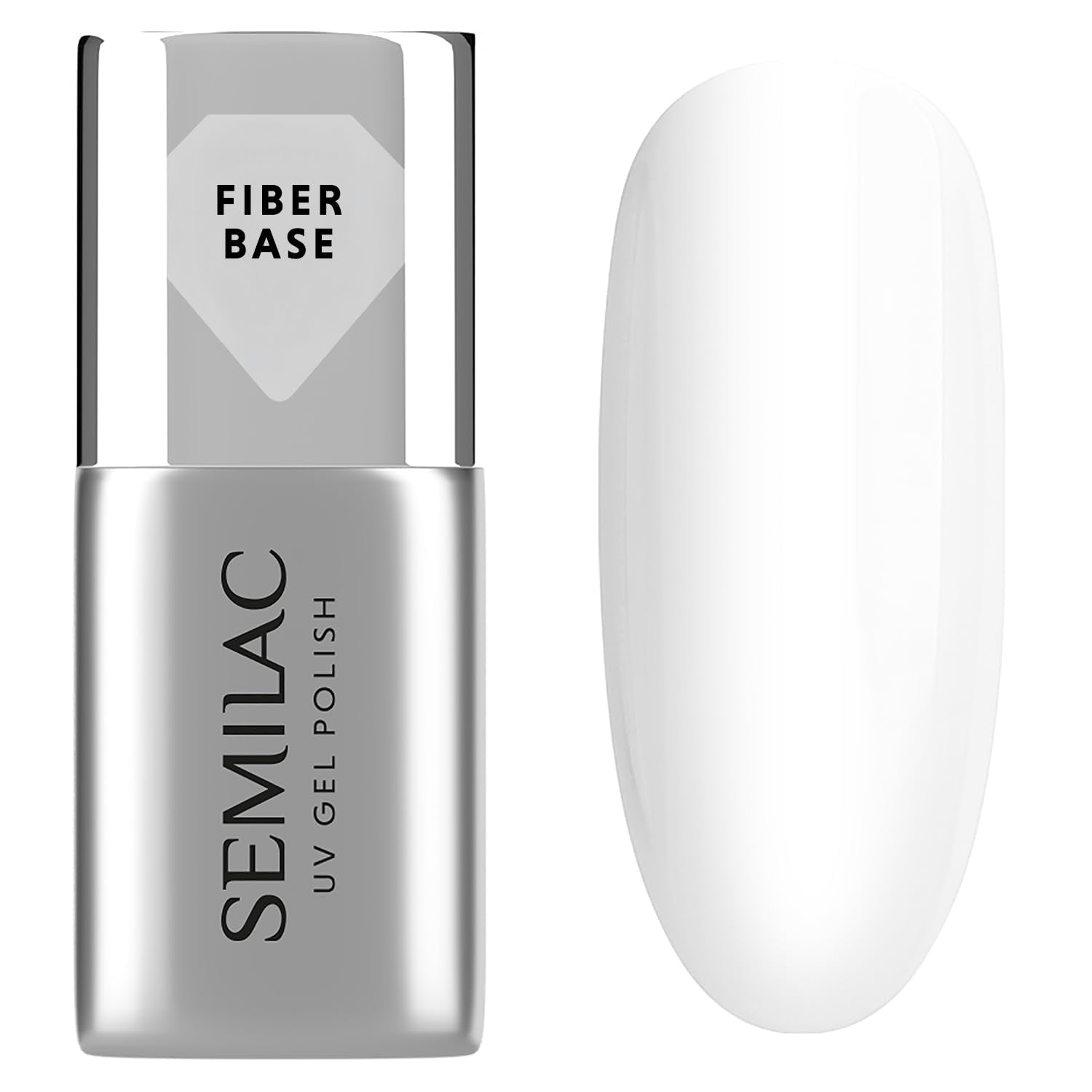 Semilac Pure & Clean Baza do lakieru UV 7ml – Samopoziomująca baza hybrydowa do wrażliwych paznokci
