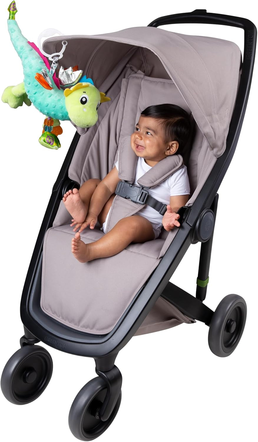 Playgro Sensory Friend, Dragon Dusty - jucărie pentru copii - abilități motorii - senzoriale pentru copii - zornăitor pentru copii - abilități motorii pentru copii - jucărie pentru copii - colorată Jucarii Bebe Naty Shop