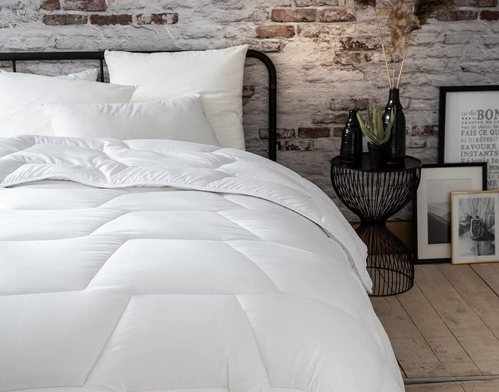 Poszwa na kołdrę Abeil Acaristop z efektem przeciwroztoczowym i antybakteryjnym, poliester, biała, 220 X 240 cm Kołdry i kołdry Naty Shop