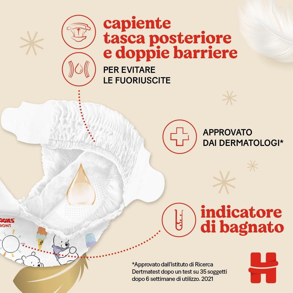 Pieluszki Huggies Extra Care rozmiar 3 (4-9 kg), 2 opakowania po 40 pieluszek Sklep dla mam i dzieci Naty