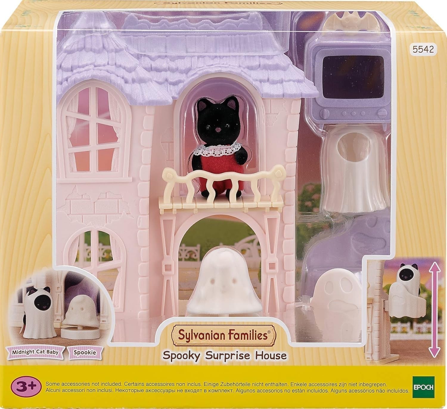 Sylvanian Families 5542 Straszny nawiedzony dom - Zestaw z domkami dla lalek Domki dla lalek Naty Shop