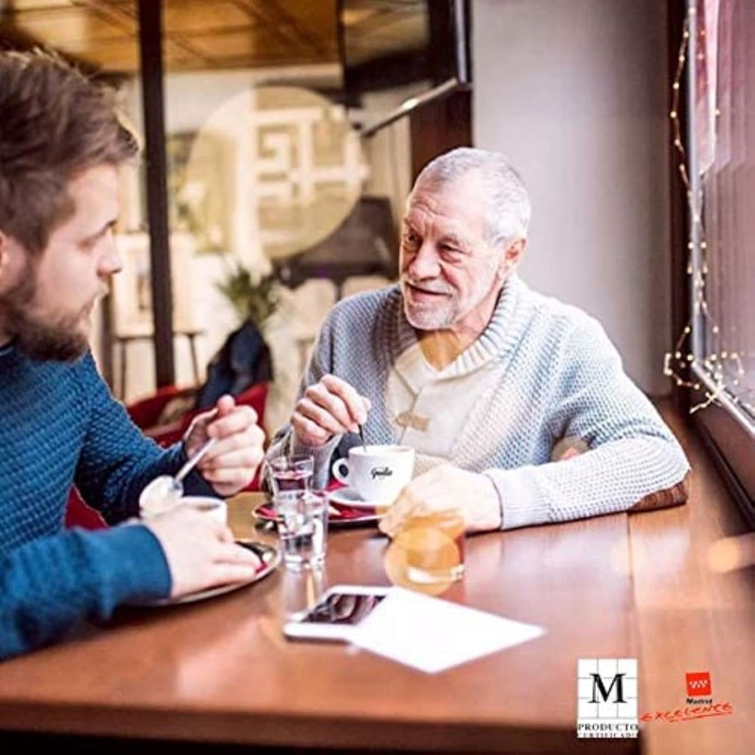 KAWIARNIE GUILIS SINCE 1928 AMANTES DEL CAFÉ - Kawa ziarnista Arabica bezkofeinowa 1 Kg Coffee Naty Shop