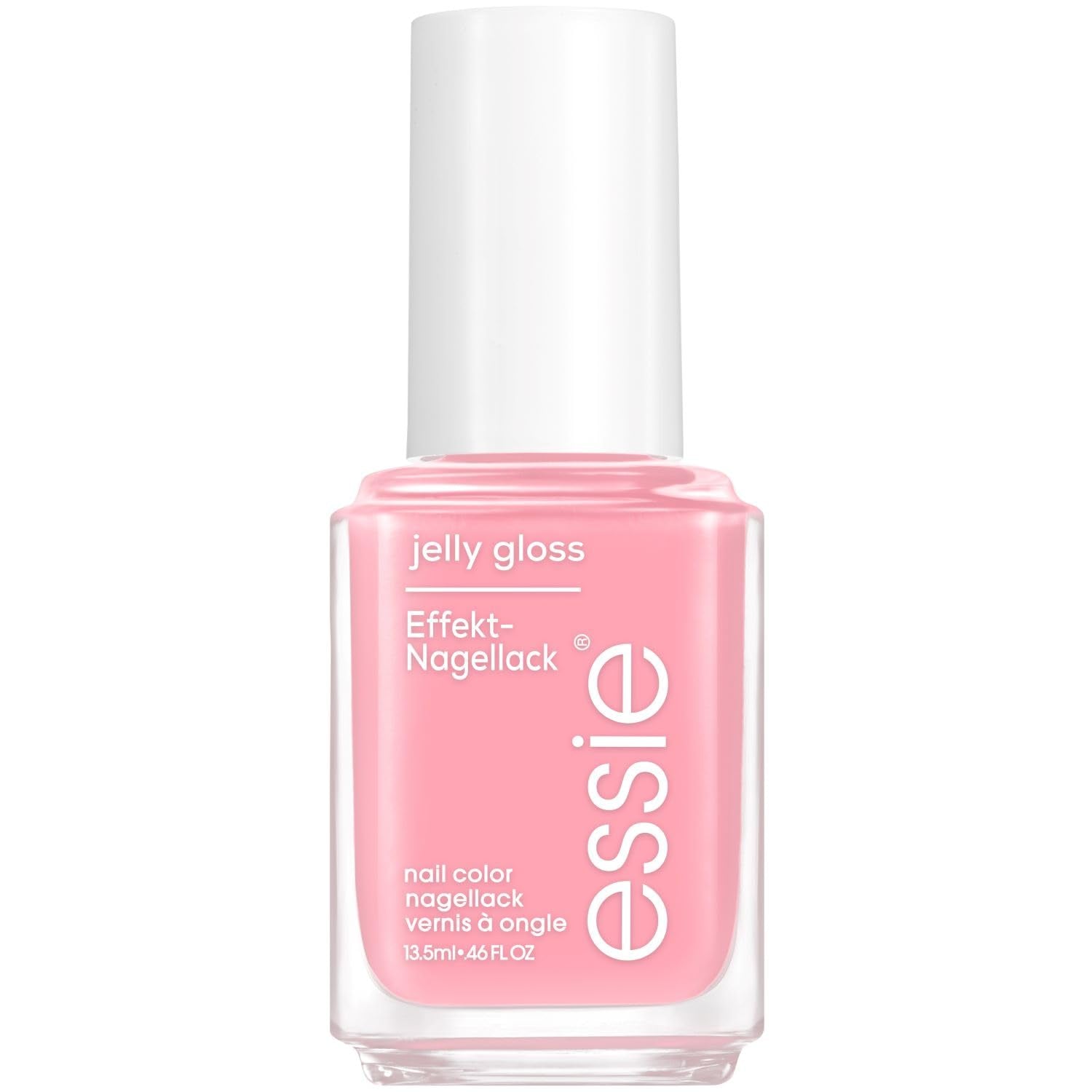 Lakier do paznokci Essie – róż w żelu nr 60, różowy kolor lakieru do paznokci, kolekcja Essie Jelly Gloss, 13,5 ml