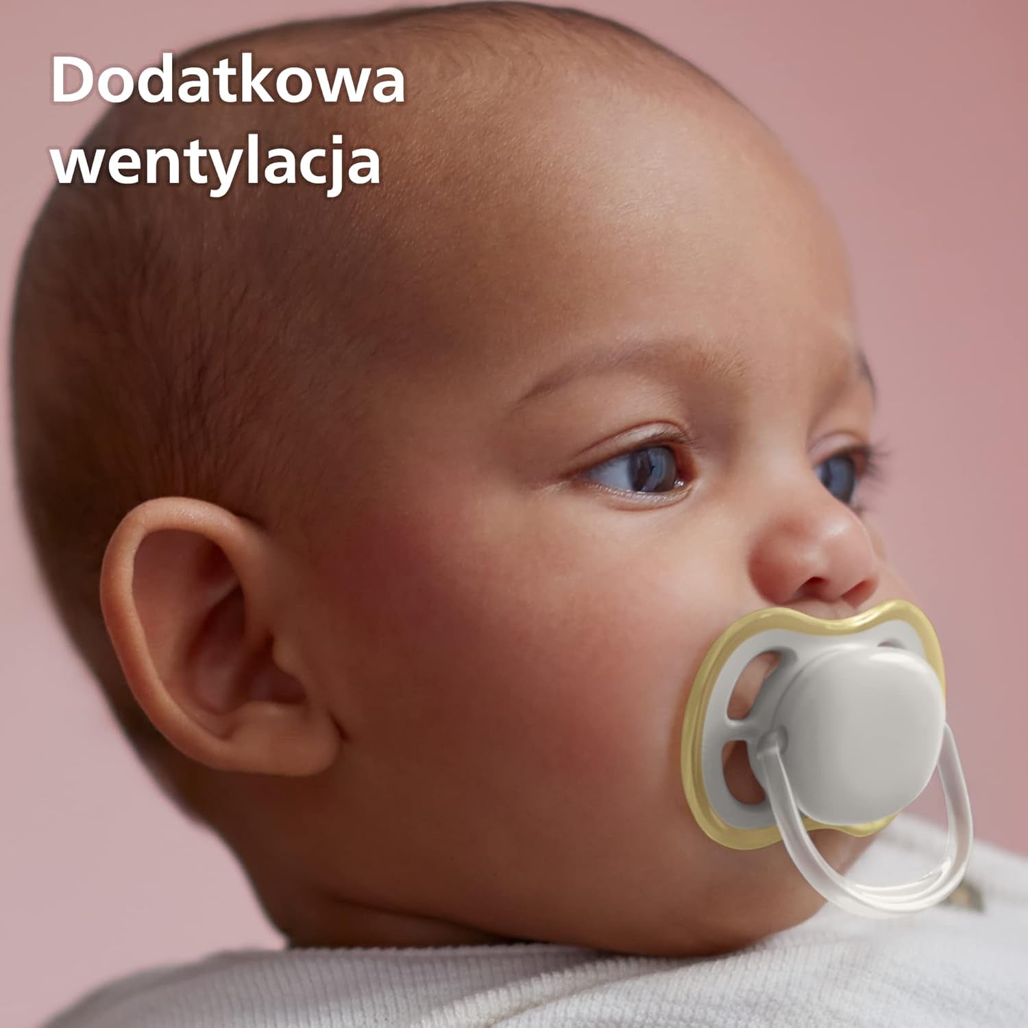 Suzete Philips Avent Ultra Air, pachet de 2 - Suzete cu bisfenol A pentru bebeluși cu vârsta cuprinsă între 0 și 6 luni (model SCF085/15) maro/verde