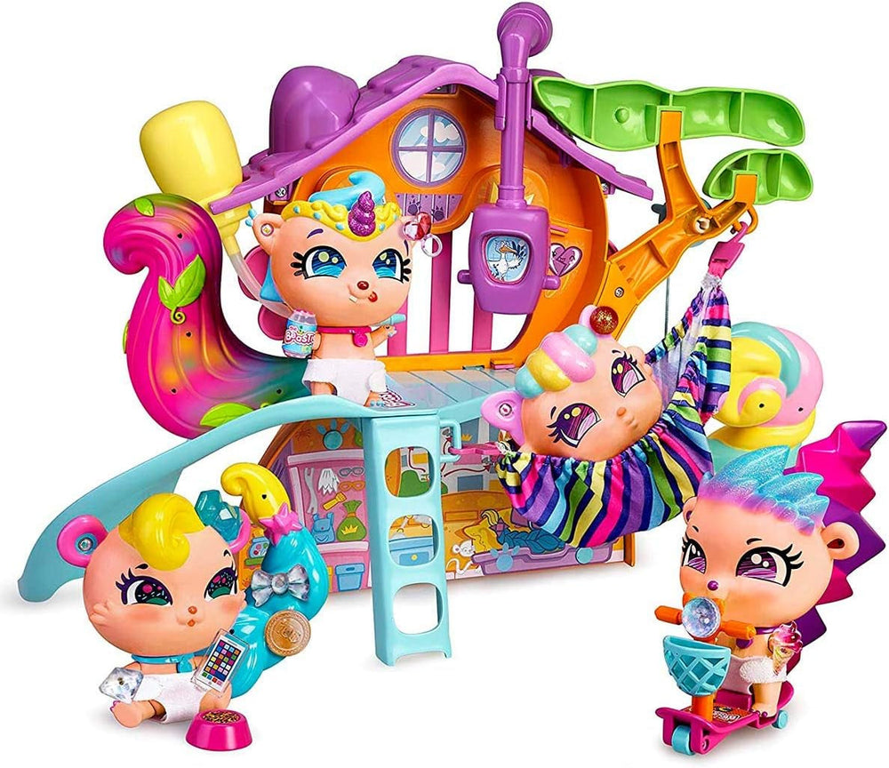 Brzuch z Bellyville - Beetree House, Beasties House Bellies Friends, akcesoria dla lalek, prezenty (Famosa 700015795) Domki dla lalek Naty Shop