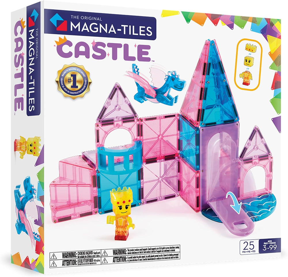 Zamek 25-teiliges Magnetbauset - Die Originale Magnetbaumarke