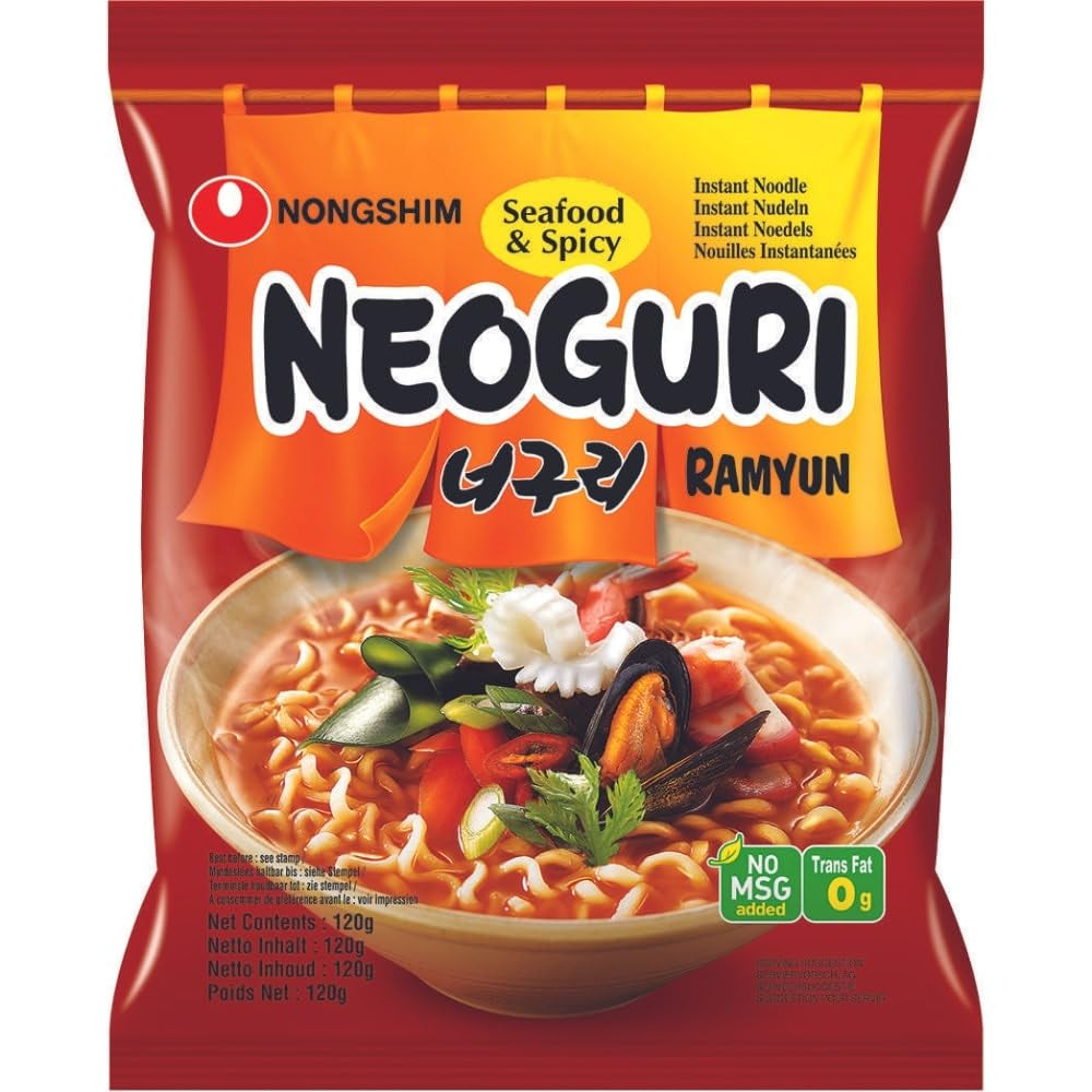 Makaron błyskawiczny Nong Shim Kimchi Ramyun Duża miska - Koreańska zupa Ramen - Szybkie przygotowanie - 1 opakowanie 112g