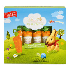 Lindt Schokolade Choco-Karotten | 2 X 81 G | 6 X Schokoladen-Karotten | Vollmilch-Schokolade in Karottenform Mit Fein Gemahlenen Haselnüssen | Oster Schokolade Für Kinder | Schokoladengeschenk Naty Shop Default Title