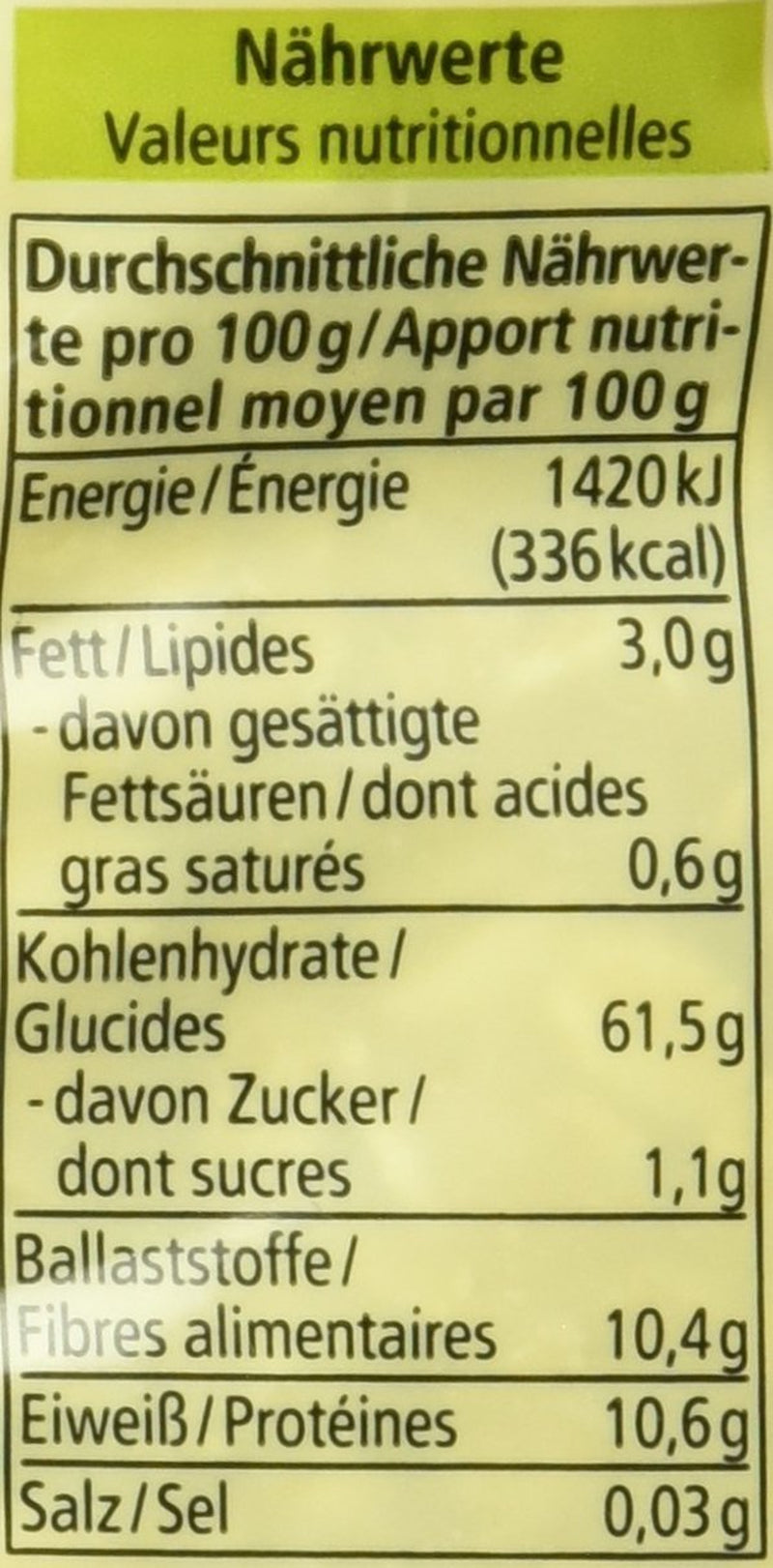 Bio 5-Kornflocken, 500 g płatków zbożowych Naty Shop