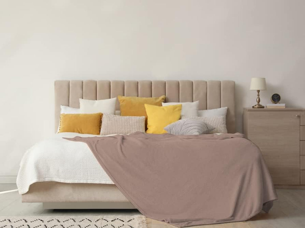 Miękki koc | Krata | Miękki dotyk | 130 x 160 cm | Kołdry i kołdry pudrowe Naty Shop