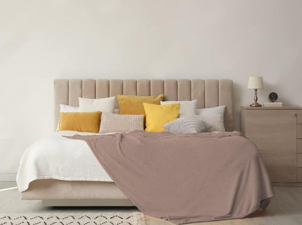 Miękki koc | Krata | Miękki dotyk | 130 x 160 cm | Kołdry i kołdry pudrowe Naty Shop