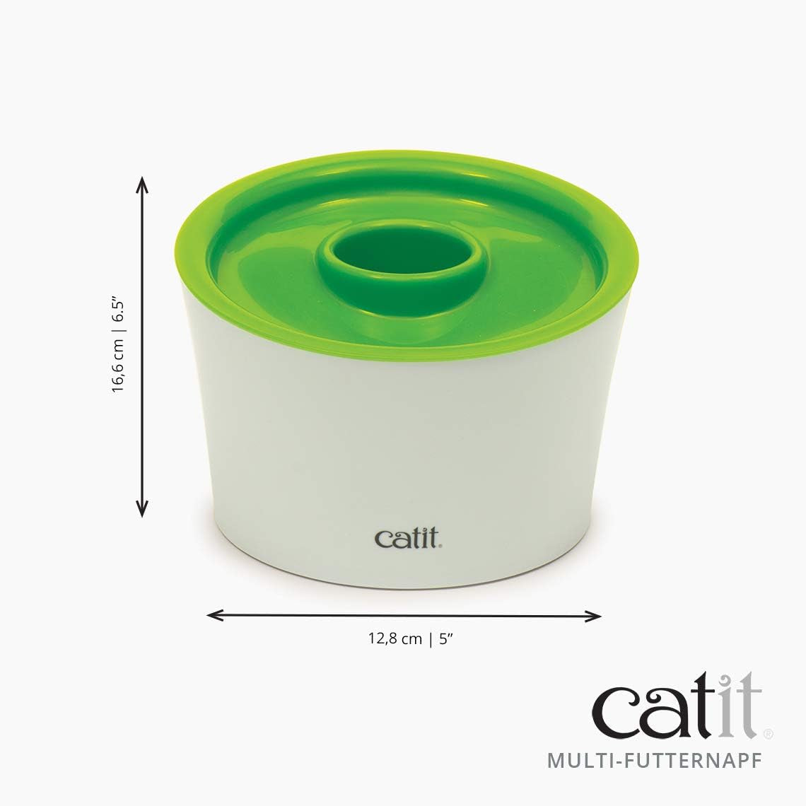 Catit Multi Feeder, Futternapf für Nass- und Trockenfutter, Futternapf für Katzen