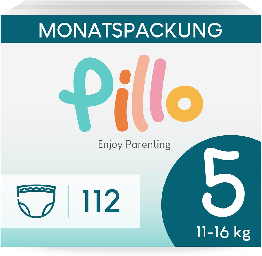 Pieluchy Pillo, rozmiar 7, 84 sztuki, 4 opakowania po 21 pieluszek, rozmiar 7 - XXL (15+ kg) - Pieluchy dziecięce