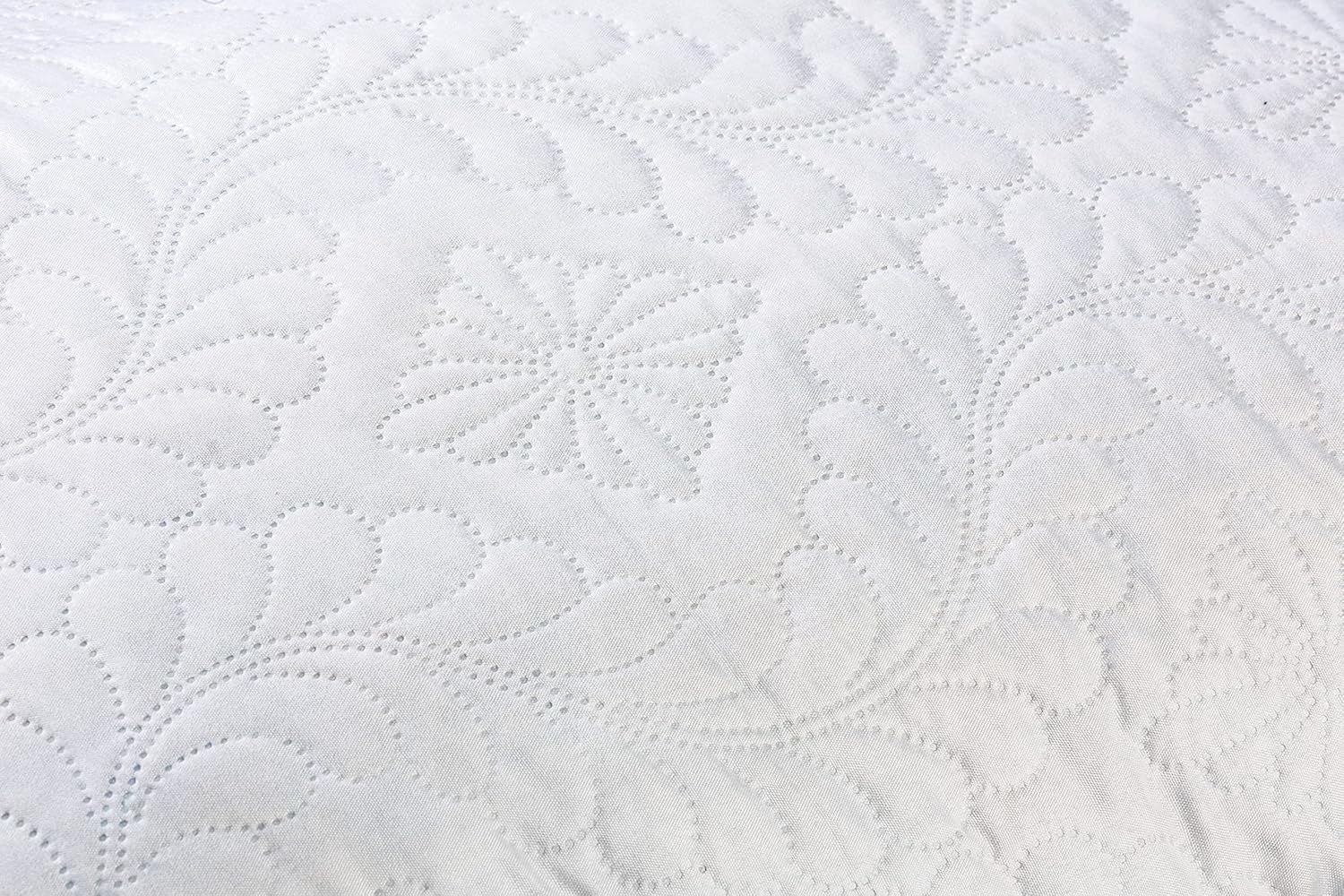 V.I.P. Very Important Pillow V.I.P. Pernă cu fulgi de memorie, alb, pernă 45 X 75 cm, copertă matlasată din poliester, foarte respirabilă, moale, fabricată în Italia Perne standard Naty Shop