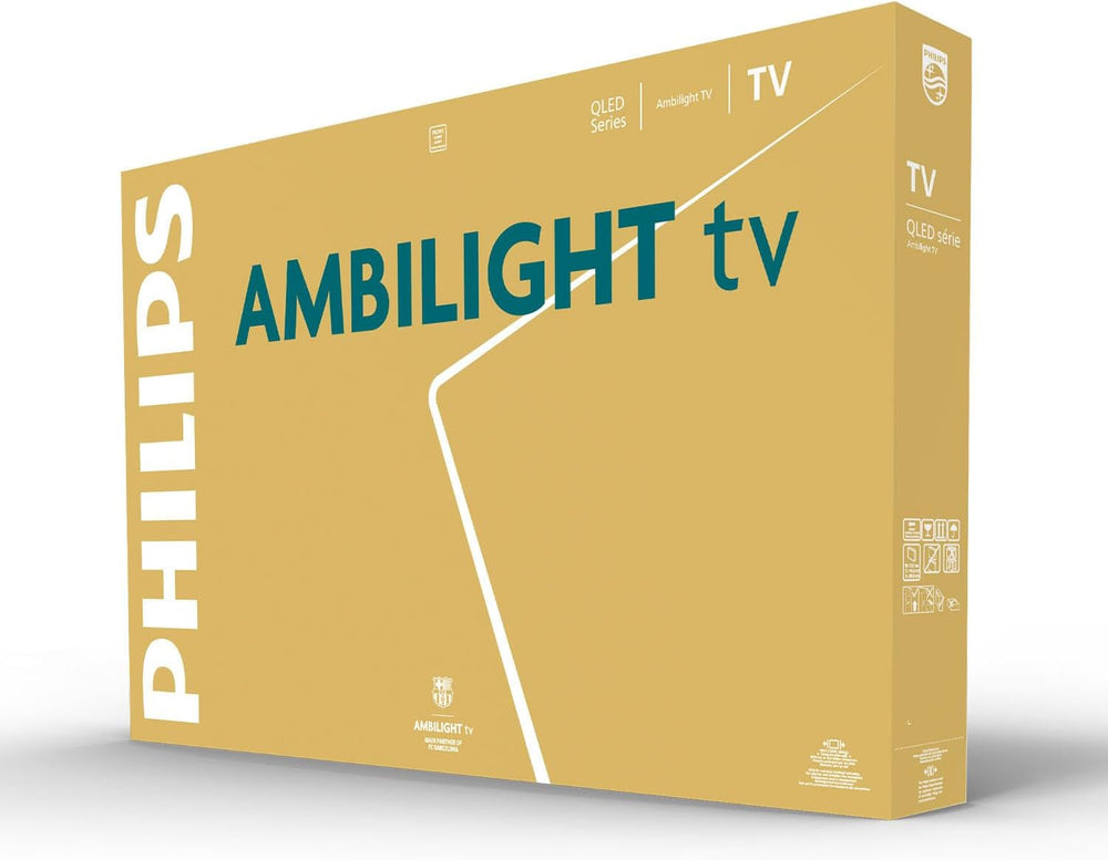 Televizor inteligent Philips Ambilight 43PUS8600 4K QLED - ecran de 43 de inci cu P5 Perfect Picture Engine Ultra HD, sistem de operare Titan, Dolby Vision și sunet Dolby Atmos