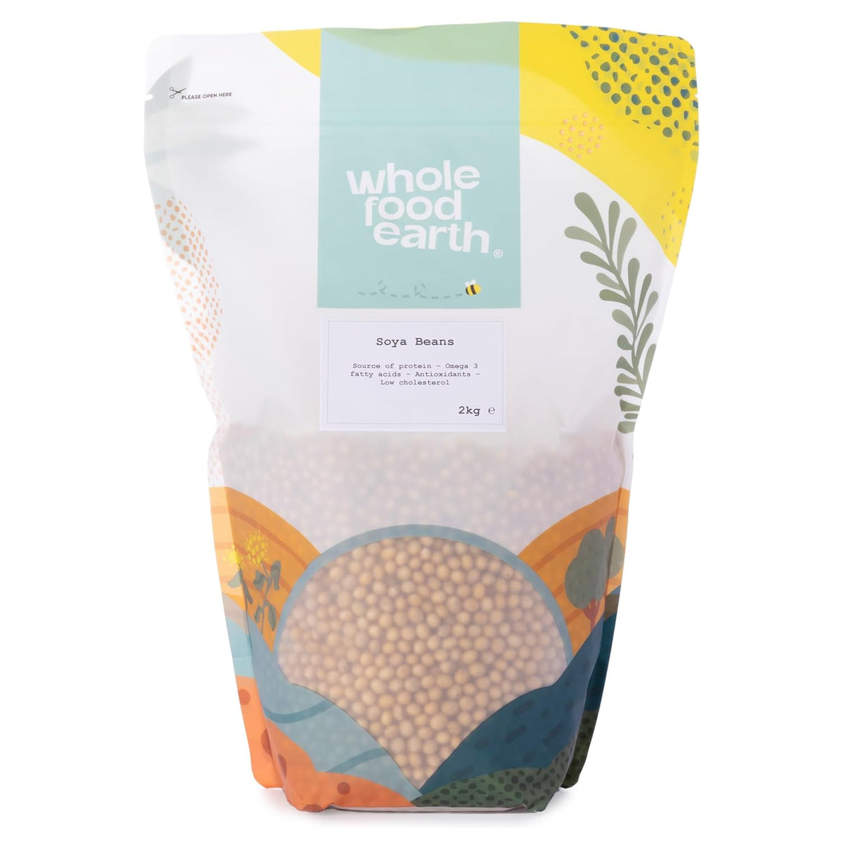 Wholefood Ziemia sojowa - bez GMO - naturalna - wegańska - bez nabiału - bez dodatku cukru 1 kg