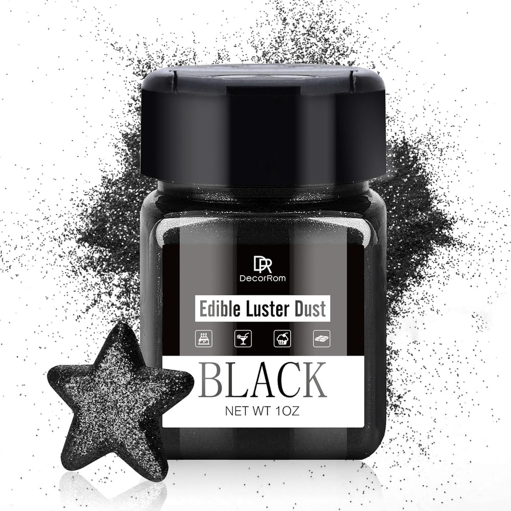 Sclipici comestibil - 4 culori praf de sclipici comestibil, pudră de sclipici pentru alimente, prăjituri, băuturi - pudră de colorant alimentar metalic, pudră de praf pentru decorarea prăjiturilor, dulciurilor, fursecurilor