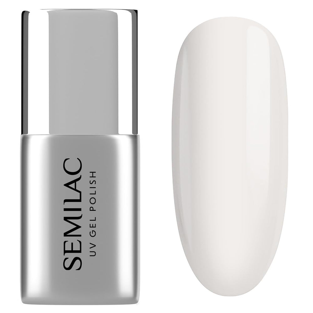 Semilac Top Coat Lakier Do Paznokci 7ml, Innowacyjny, UV/LED, Lakier Hybrydowy, Błyszczące Wykończenie, Chroni, Transparentny