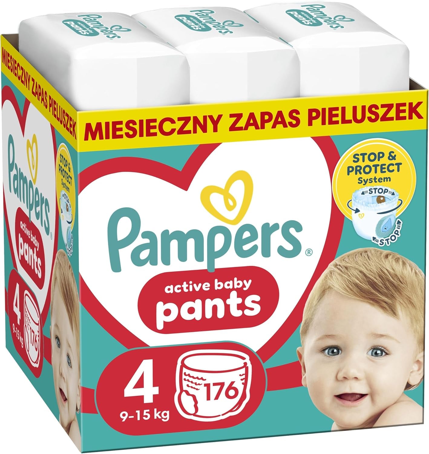 Pampers (stara wersja), spodnie chłopięce/dziewczęce 4 176 szt.