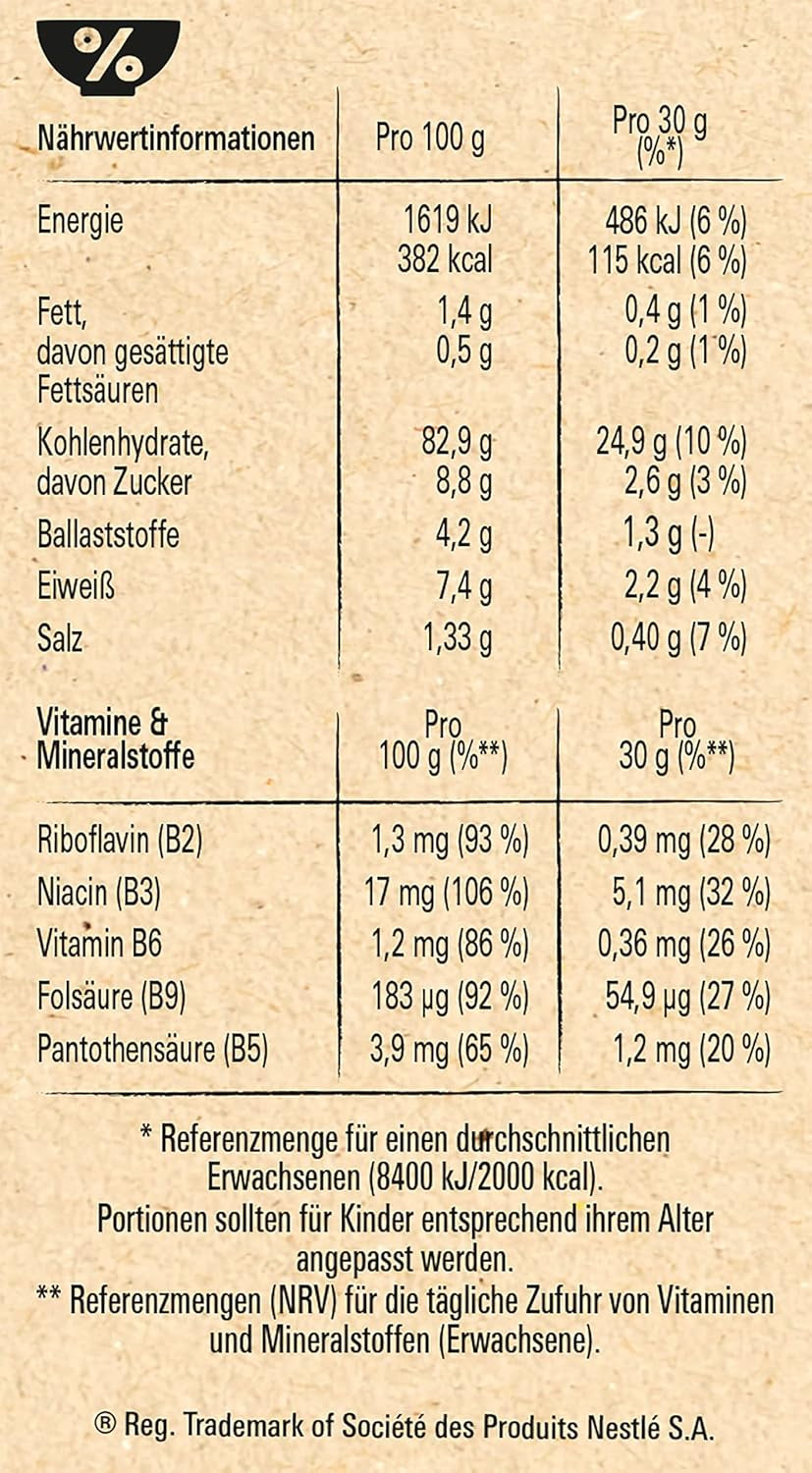 Nestlé Cereals Płatki kukurydziane, klasyczne płatki kukurydziane, bezglutenowe, opakowanie 1 szt. (1 x 375 g)