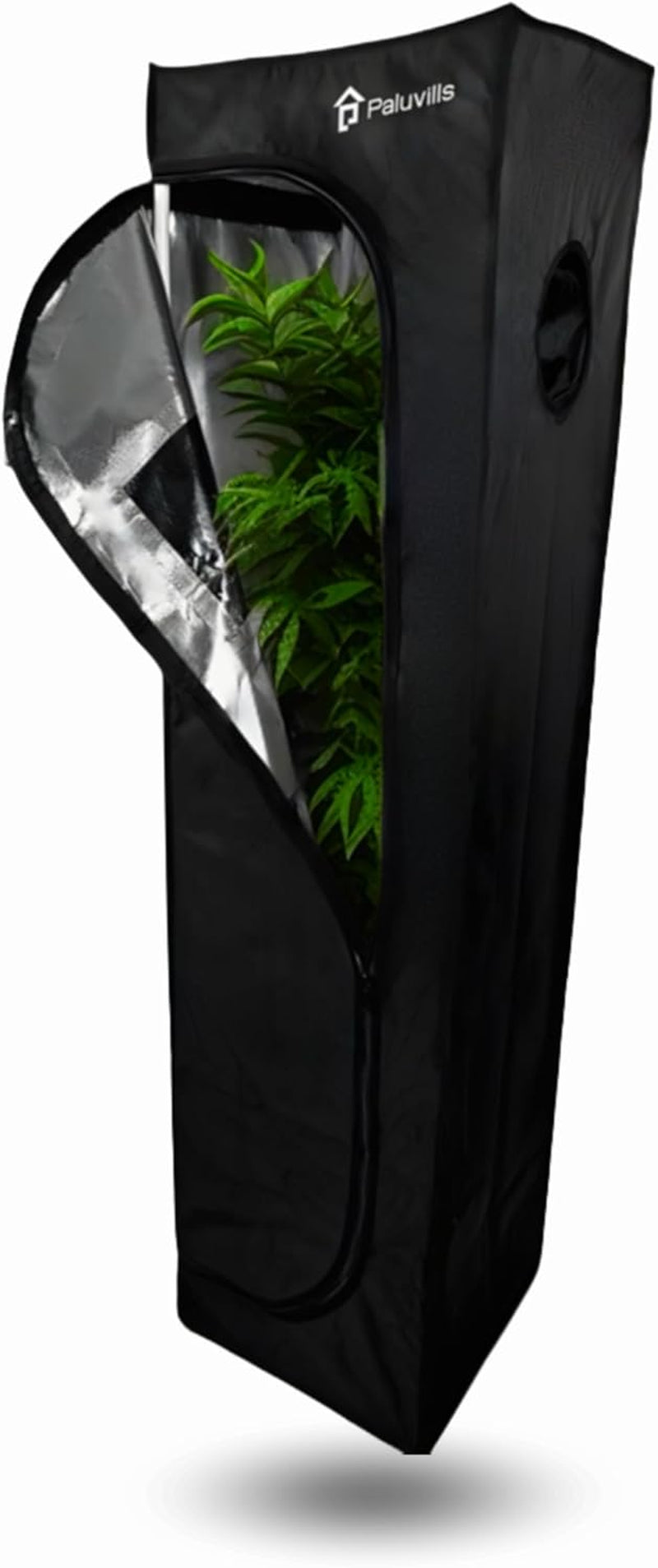 Namiot do uprawy o wymiarach 40x40x160 cm z systemem zarządzania kablami, okienkiem, metalową ramą, tkaniną 1680D, torbą na akcesoria do uprawy - pudełko do uprawy w pomieszczeniach - najlepsza szklarnia do rozmnażania roślin