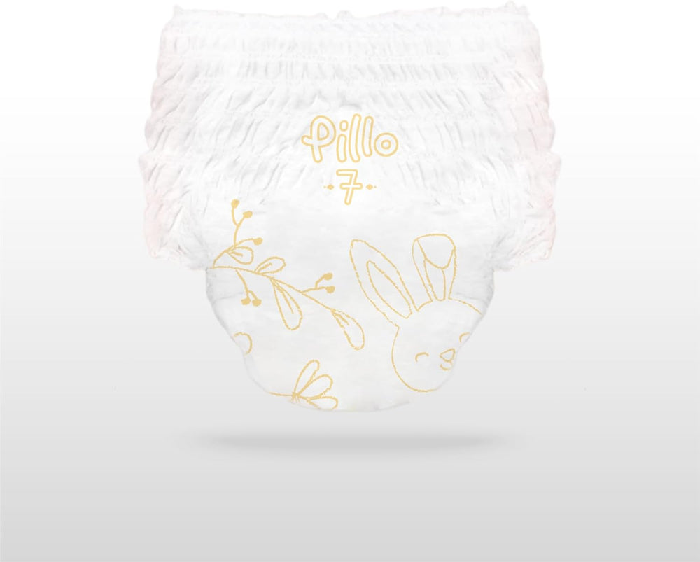 Pieluchy Pillo, rozmiar 7, 84 sztuki, 4 opakowania po 21 pieluszek, rozmiar 7 - XXL (15+ kg) - Pieluchy dziecięce