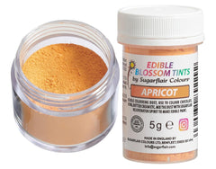 Sugarflair Blossom Tint Dust Pudră de Colorant Alimentar Caisă - Pudră de Colorant Alimentar pentru Decoruri de Tort, Pastă de Zahăr, Fondant, Glazură, Ciocolată, Cremă de Unt, Macarons și Mai Multe - 5G