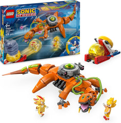 LEGO Sonic the Hedgehog Super Shadow kontra. Zabawka gracza Biolizard na prezent dla chłopców i dziewcząt Kolekcjonerski zestaw dla dzieci i fanów gier wideo z figurkami postaci 77003 Zestawy do budowania Besuche den LEGO-Store Domyślny tytuł