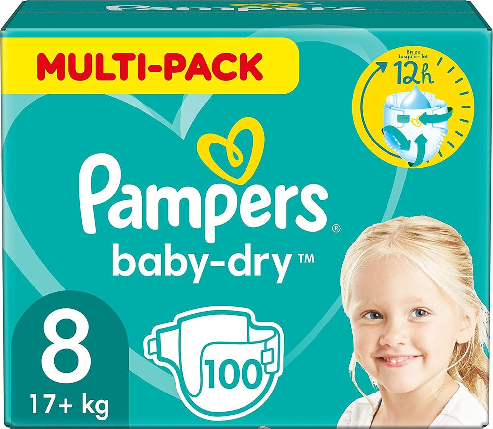 Pieluchy Pampers Baby-Dry Rozmiar 5, 174 pieluszki, 11 kg - 16 kg, do 100% ochrony przed wyciekaniem i komfortu przez całą noc