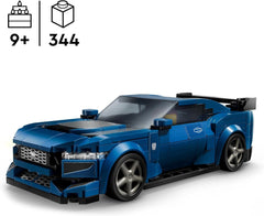 LEGO Speed Champions Ford Mustang Dark Horse Minifigurki samochodów sportowych Zabawka samochodowa dla dzieci do budowania, zabawy i wystawiania, prezent dla chłopców, dziewcząt i fanów samochodów w wieku 9 lat 76920 Zestawy do budowania Besuche den LEGO-Store