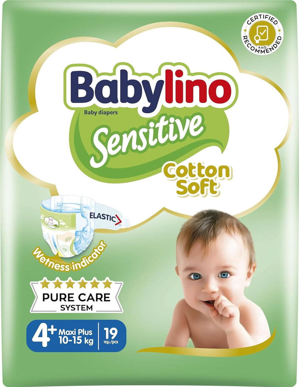 Babylino Sensitive, delikatne pieluszki dla dzieci, różne rozmiary