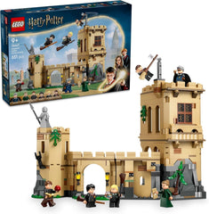 Zamek Hogwart LEGO Harry Potter: Lekcje latania Przygodowy zestaw z 6 kolekcjonerskimi minifigurkami, w tym Draco Malfoyem i profesor McGonagall Zestaw do odgrywania ról dla chłopców i dziewcząt w wieku 9 lat 76447 Zestawy do budowania Besuche den LEGO-Store Default Title