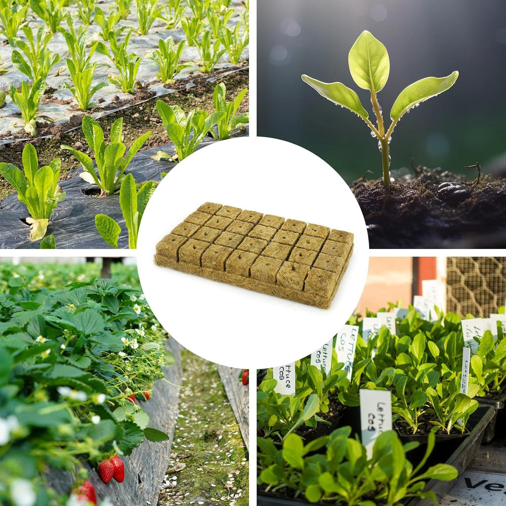 28 kostek wełny mineralnej, zestaw wełny mineralnej, mata do uprawy wełny mineralnej, mata do uprawy hydroponicznej bezglebowej, kostka wełny mineralnej, kostki wełny mineralnej do sadzonek, klonowania, rozmnażania 4*4*4cm