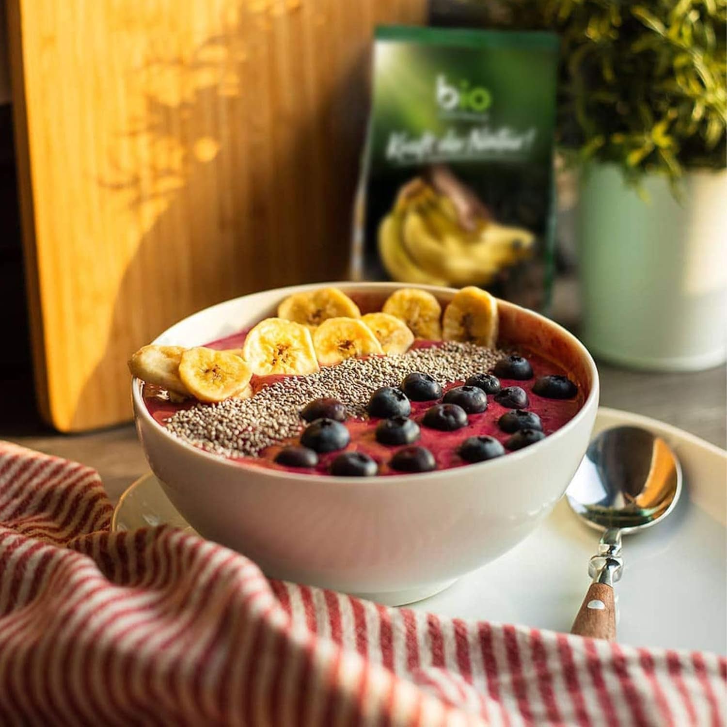 Biocentralne całe nasiona lnu | 7 x 400g organicznych nasion lnu | Idealny do jogurtu, musli i chleba | Alternatywa dla nasion babki płesznik, nasion konopi i nasion chia