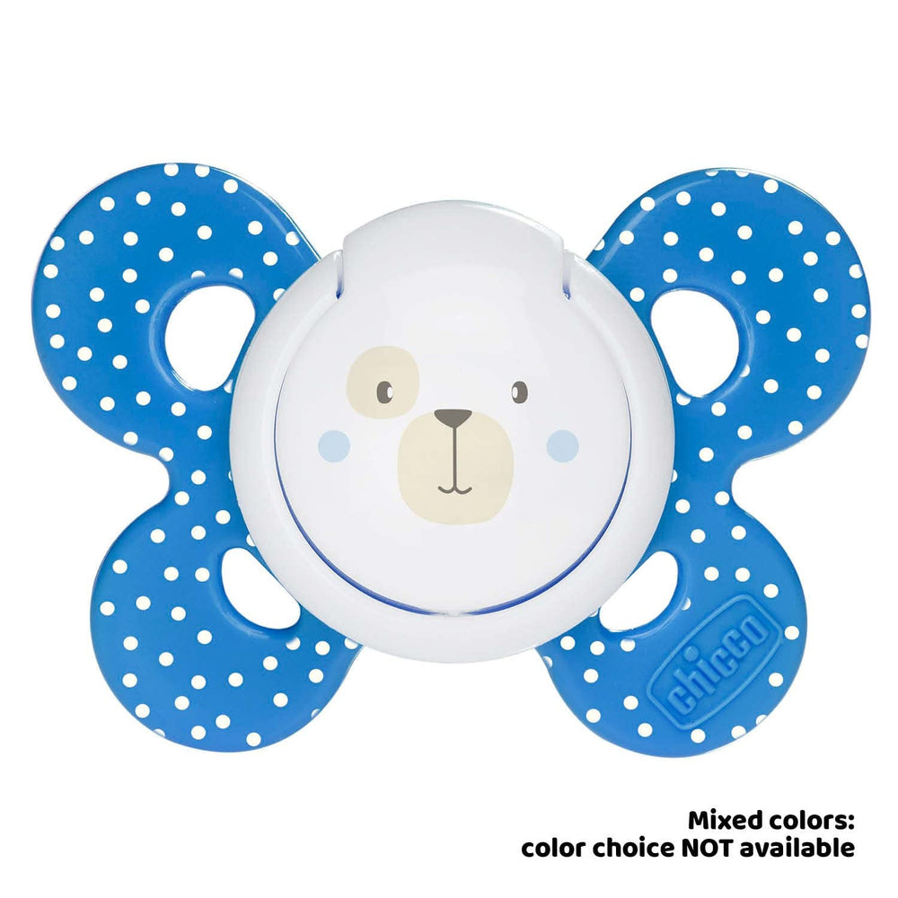 Chicco PhysioForma Comfort Suzetă 6-16 Luni, 1 Bucată, Suzetă cu Tetină din Silicon, Susține Respirația Fiziologică și Promovează Dezvoltarea Orală Corectă, Albastră