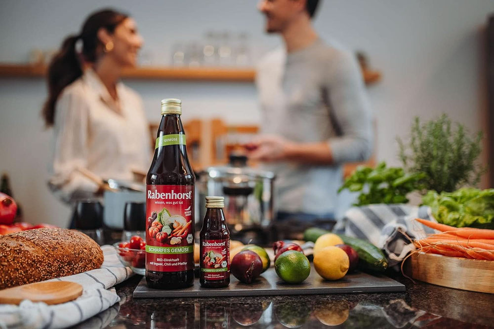 RABENHORST (6 x 700 ml) - Wysokiej jakości sok warzywny z różnych warzyw o intensywnie pikantnym smaku Napoje bezalkoholowe Naty Shop