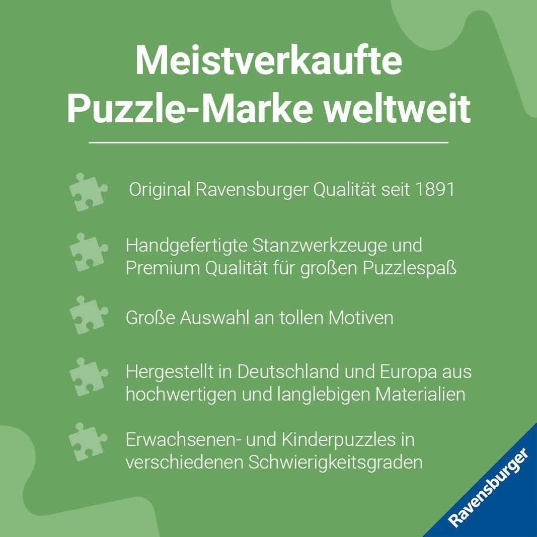 Puzzle dla dzieci Ravensburger - 10957 Wśród dinozaurów - Puzzle Dino dla dzieci od 6 lat, zawierające 100 elementów w formacie XXL Puzzle Naty Shop