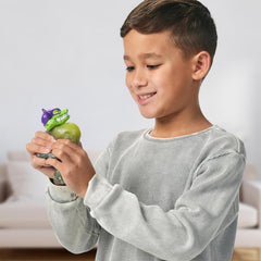 Heroes of Goo Jit Zu Stretch Strikers Deluxe Hero Pack Rock Jaw, figură de acțiune extensibilă cu peste 20 de unelte de luptă grozave Action figures Naty Shop