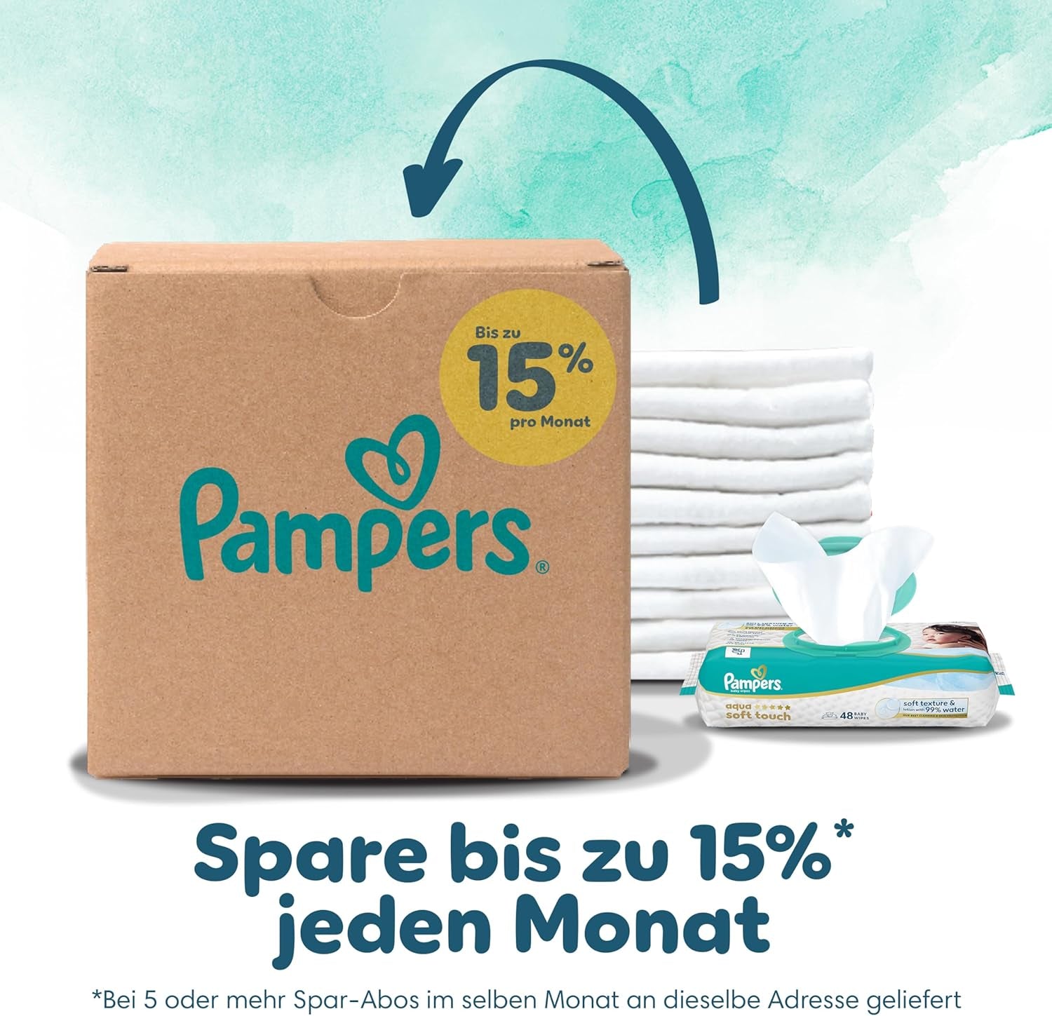 Pieluchy Pampers Harmony Rozmiar 4, 174 pieluszki, 9kg-14kg, Delikatna ochrona skóry ze 100% ochroną Pampers
