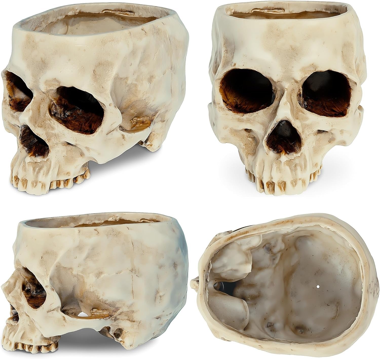 Ghiveci de flori READAEER în formă de craniu