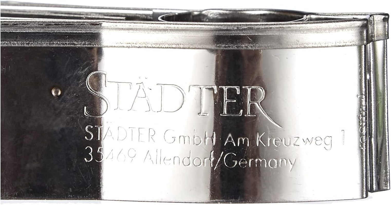 Formă de biscuiți Städter, oțel inoxidabil, argintiu, 9 cm