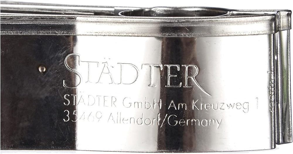 Formă de biscuiți Städter, oțel inoxidabil, argintiu, 9 cm