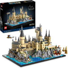 Zamek Hogwart LEGO Harry Potter ze skrzydłami zamku — zestaw z kolekcji dla dorosłych, obejmujący wieżę główną i wieżę astronomiczną, komnatę tajemnic i minifigurkę architekta — prezent dla kobiet — 76419 Zestawy do budowania Besuche den LEGO-Store Single