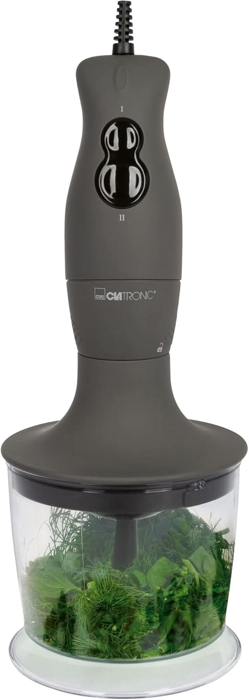 Zestaw mikserów stojących Clatronic® | Mikser, Pürierstab, Zerkleinerer Aus Edelstahl | 400 W | 2 Geschwindigkeitsstufen | Allesschneidera | Mixbehälter | Schneebesen | Multizerkleiner | SMS 3777 Kuchnia Naty Sklep