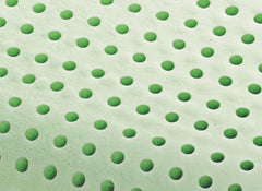 Marcapiuma pernă din spumă de memorie, verde, naturală, cu ierburi, 2 bucăți Perne standard Naty Shop