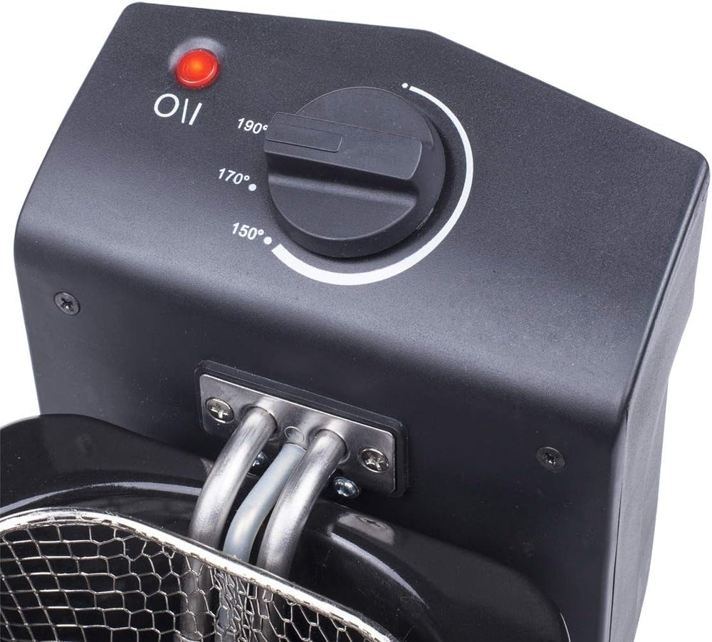 Frytkownica Tristar ze stali nierdzewnej - pojemność 2 litry, funkcja zimnej strefy i regulowany termostat do 190°C, FR-6919, srebrny AGD Naty Shop