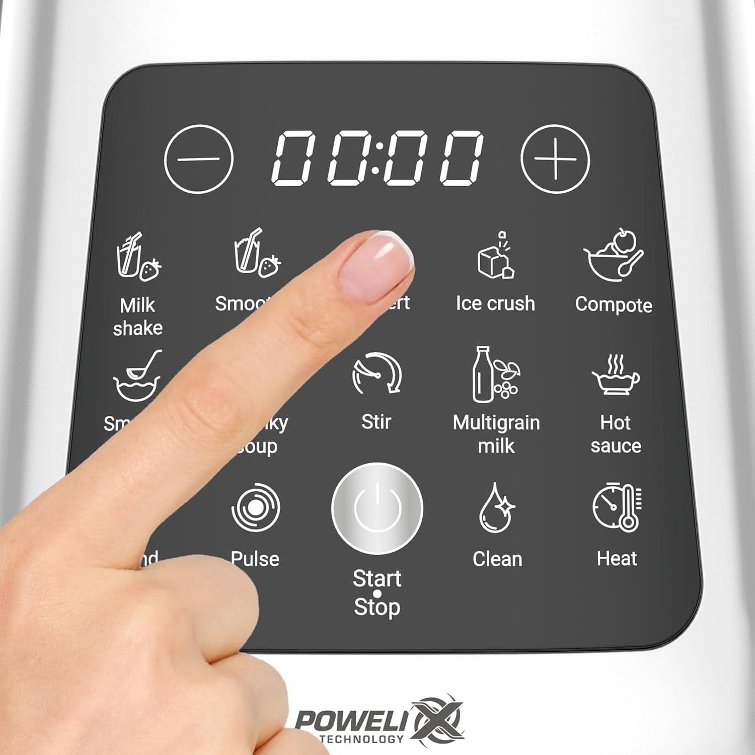 Tefal Perfectmix Cook Hochgeschwindigkeits-Standmixer, Mit Kochfunktion, 10 Auto-Programme, Heiße Und Kalte Rezepte, Abnehmbare Klingen, Inkl. Dampfkorb, Silber/Schwarz, BL83SD30 Kitchen Naty Shop