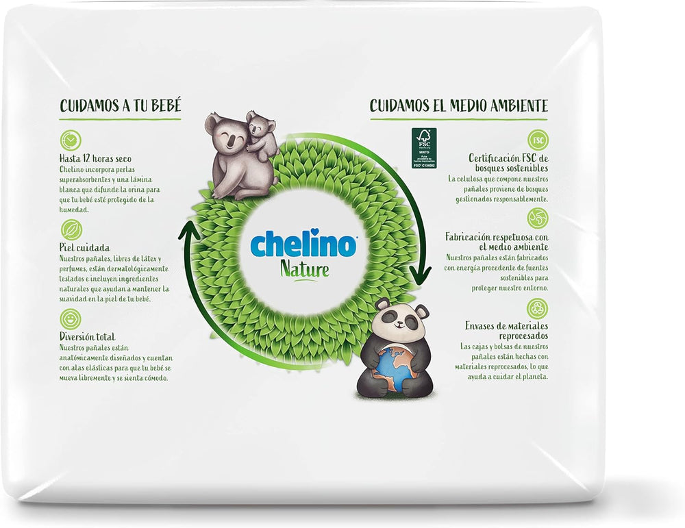 Pieluszka niemowlęca Nature, rozmiar 6 (17-28 kg), 162 pieluszki