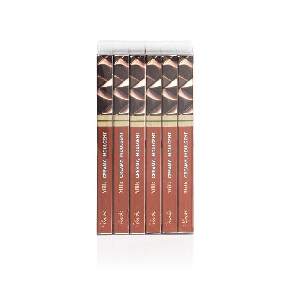 Venchi - Zestaw 6 różnych batoników mlecznej czekolady, 468g - Bezglutenowe - Pomysł na prezent