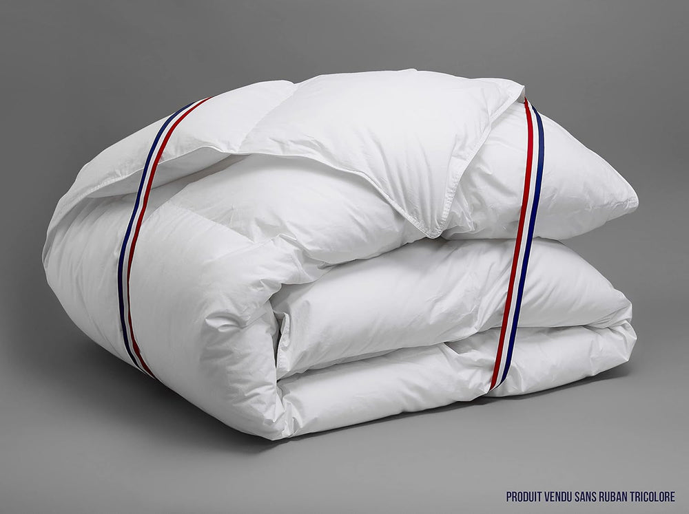 Cuvertură DODO 40381220 Helsinki, material exterior din bumbac percale, umplutură din puf de rață/piele, 240 Cm 220 Cm, alb Plapumi si pilote Naty Shop